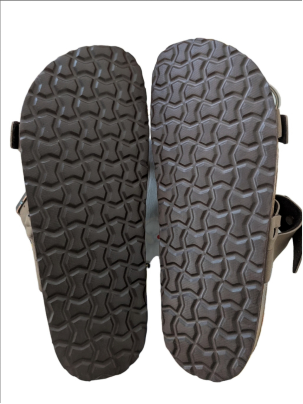 NEW Cushionaire Lizzy Braided Double Buckle Cork Sandals Brown Size 8.5M Comfort - Picture 7 of 13